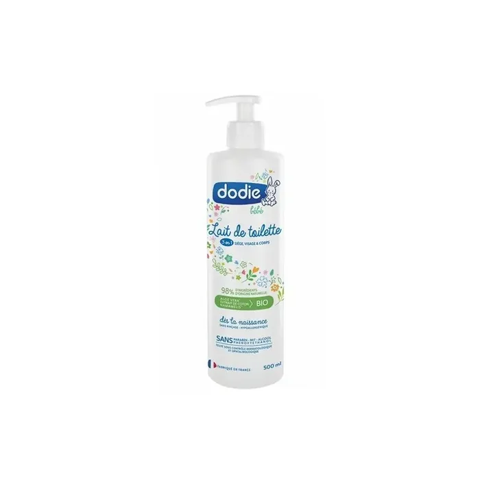 LAIT DE TOILETTE 3 EN 1 BEBE BIO 500ML DODIE