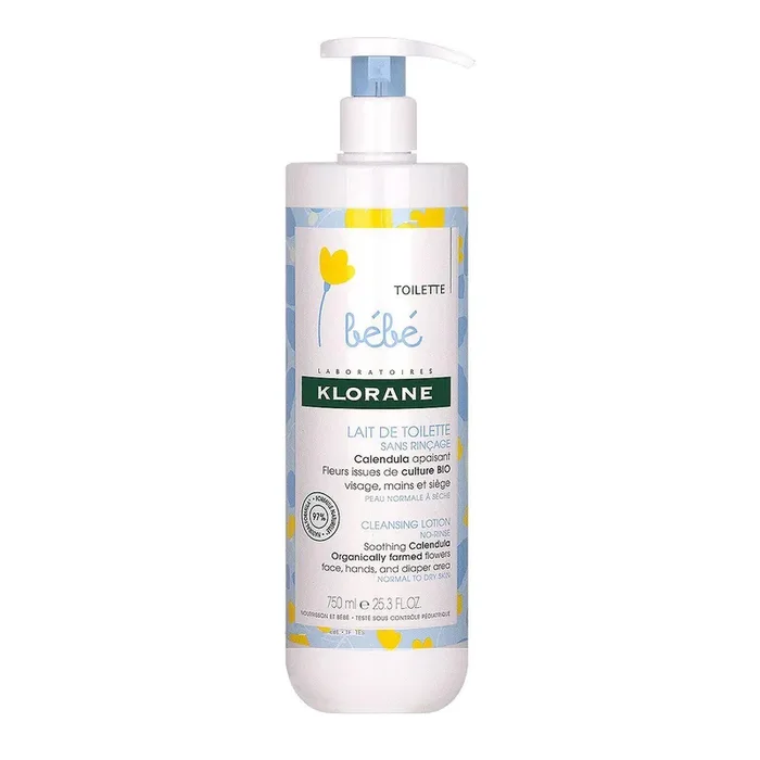 Lait de toilette bébé sans rinçage 750ml
