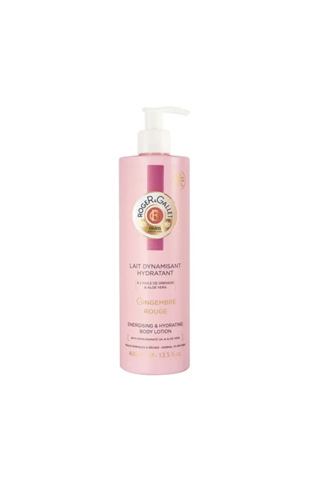 Lait dynamisant hydratant – Gingembre Rouge – Corps – 400 ml