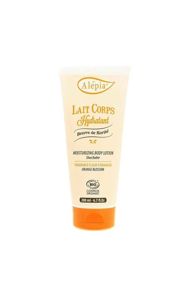 Lait hydratant bio – Beurre de karité & fleur d’oranger – Corps – 200 ml