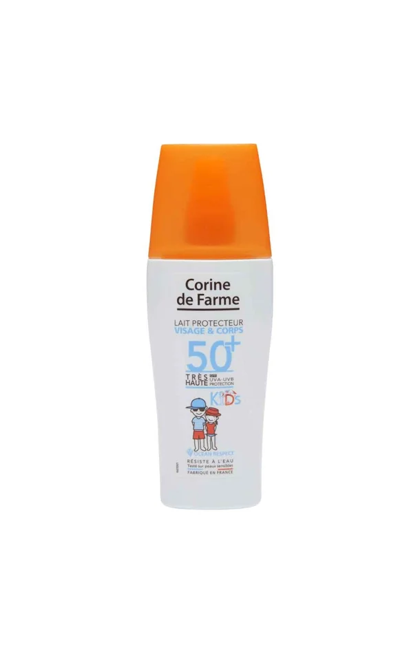 Lait protecteur SPF 50 – Enfant – Monoï – Visage & corps – 150 ml