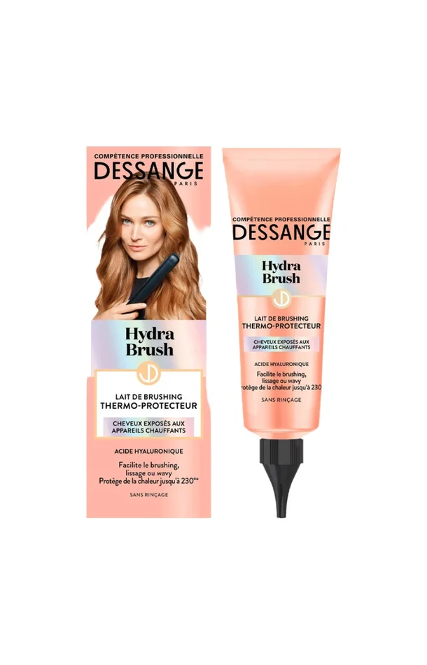 Lait thermo-protecteur – Hydra Brush – Cheveux exposés aux appareils chauffants – 125 ml