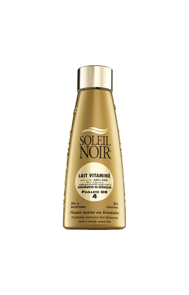 Lait vitaminé hydratant – Corps – 04 Pailleté or – Peaux mates & bronzées – 150 ml