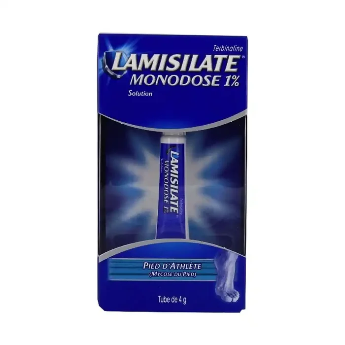 Lamisilate monodose 1% solution pour application cutanee tube 4gr