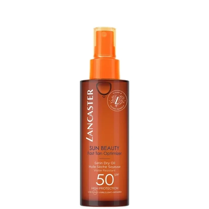 LANCASTER Sun Beauty Huile Sèche Soyeuse Accélératrice de Bronzage SPF50