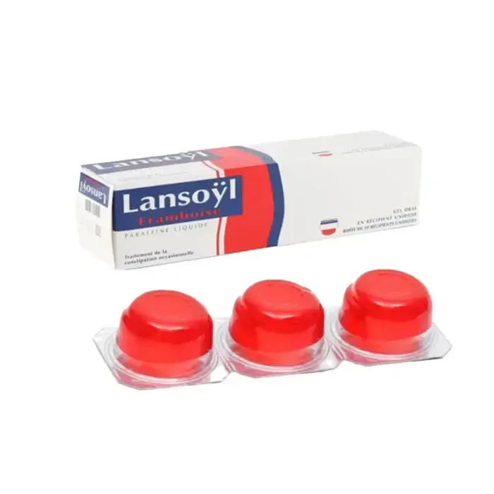 Lansoyl framboise gel oral unidose 15g 10