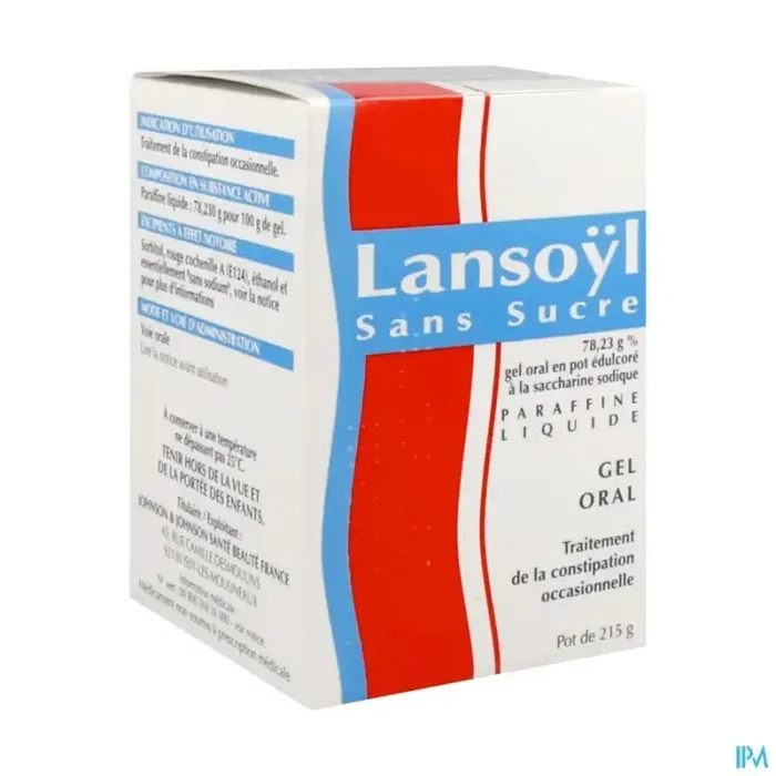 Lansoyl sans sucre 78.23g% gel oral 215g