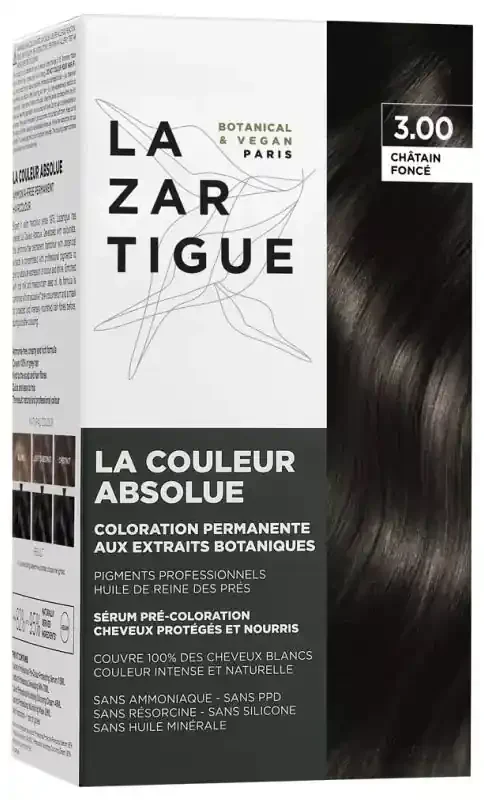 Lazartigue Couleur Absolue – Coloration 3.00 Châtain Foncé