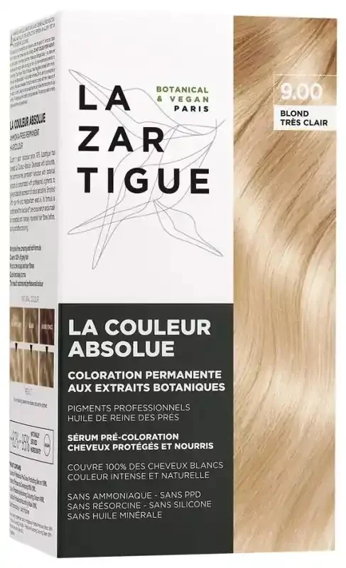 Lazartigue Couleur Absolue – Coloration 9.00 Blond Très Clair