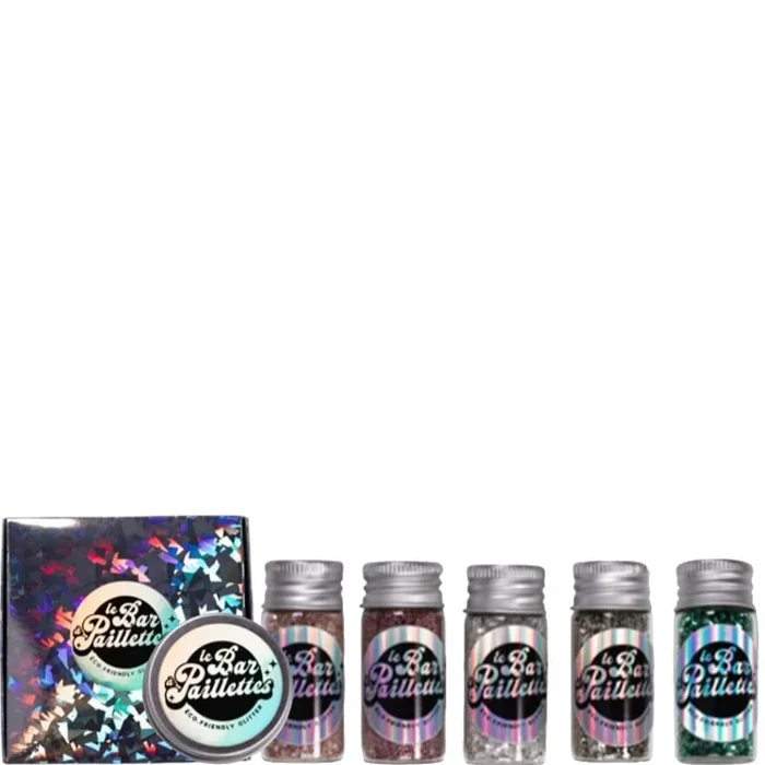 Le Bar à Paillettes Kit 004 Coffret Paillettes Libres Biodégradables – 5 Coupes