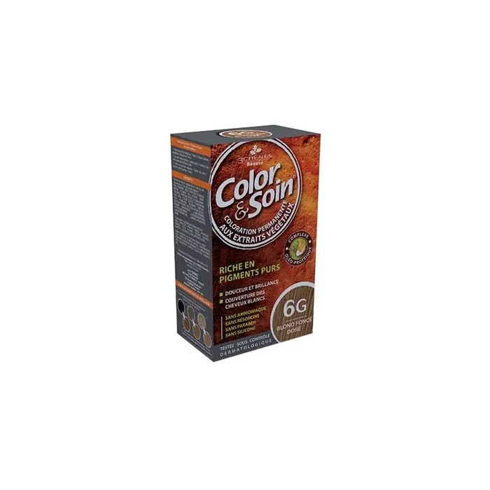Les 3 chenes color & soin 6G blond fonce dore 135ml