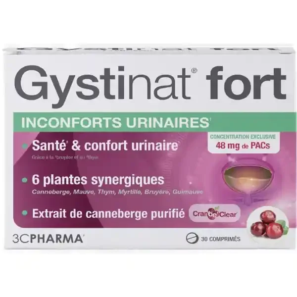 Les 3 Chênes Gystinat Fort Comprimés x 30
