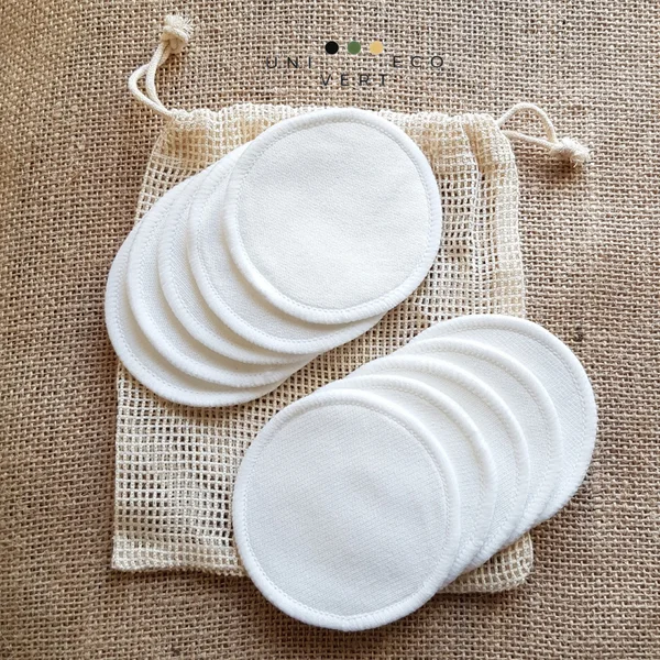 Les disques de coton bambou lavables
