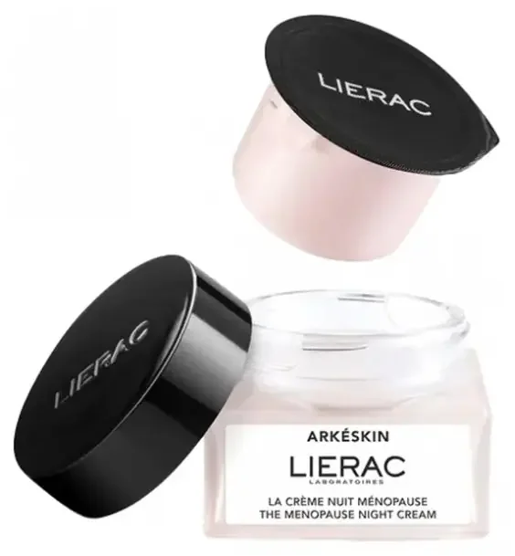 Lierac Arkéskin La Crème Nuit Ménopause Nourrit Raffermit Recharge 50 ml