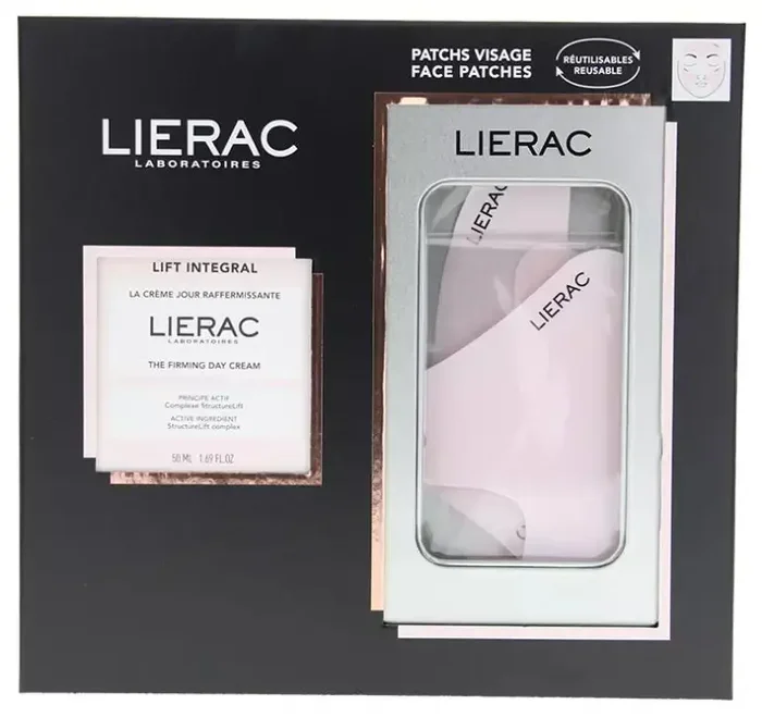 Lierac Lift Integral Coffret Anti-Âge Lift Fermeté La Crème Jour Raffermissante 50 ml+ Patchs Visage Réutilisables