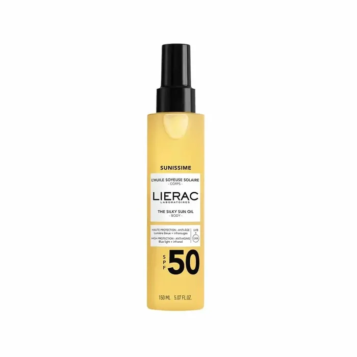 Lierac sunissime huile soyeuse solaire SPF50 – 150ml