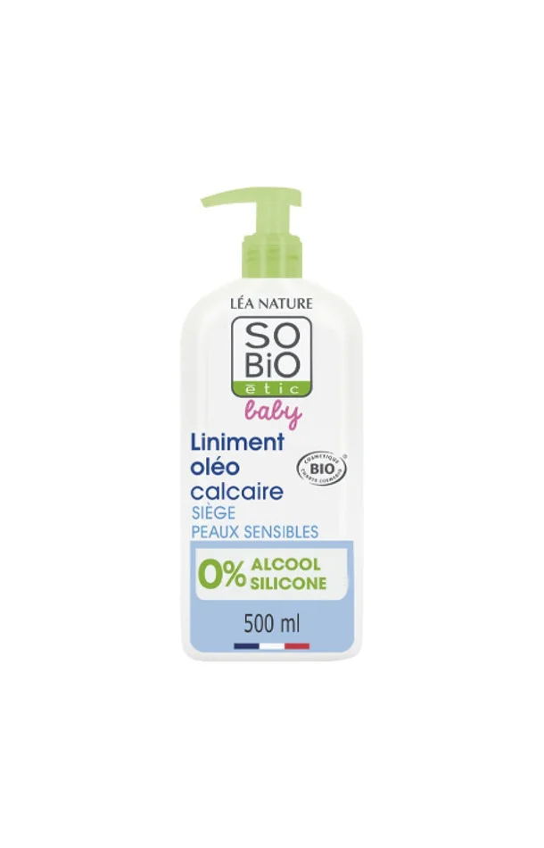 Liniment oléo-calcaire bio – Bébé – 500 ml