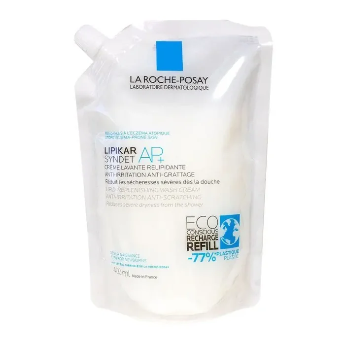 Lipikar Syndet AP+ éco-recharge crème lavante La Roche Posay 400 mL