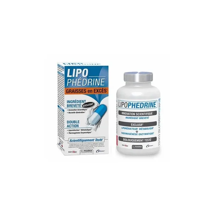 LIPOPHEDRINE GRAISSES EN EXCES 80 GELULES 3C PHARMA