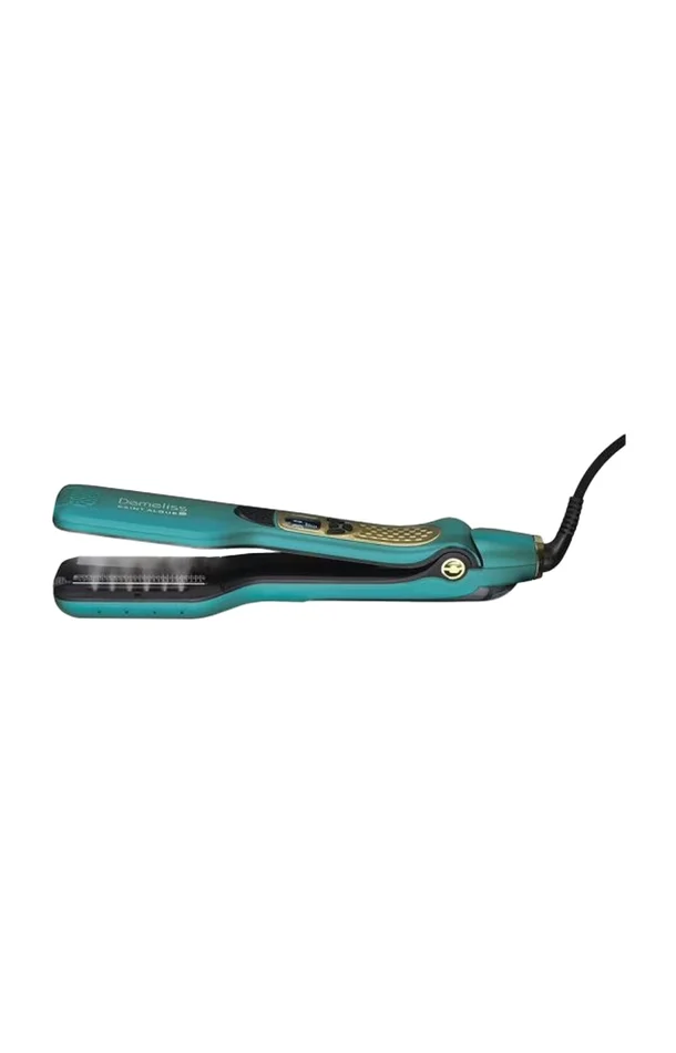 Lisseur professionnel – Plaques titanium – 230°C – Bleu