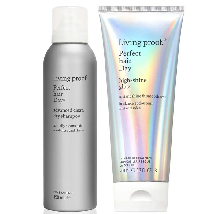 Living Proof Perfect Hair Day (PhD) Advanced Clean Dry Shampoo & High – Shine Gloss Duo
