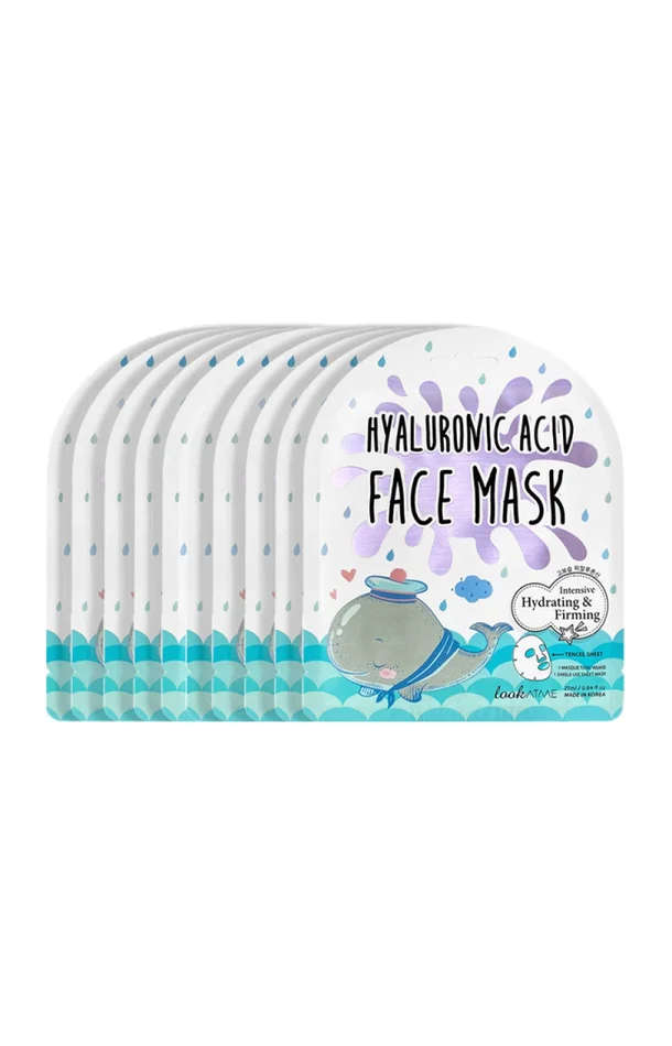 Look At Mi – Lot de 10 Masques – Acide Hyaluronique – Visage