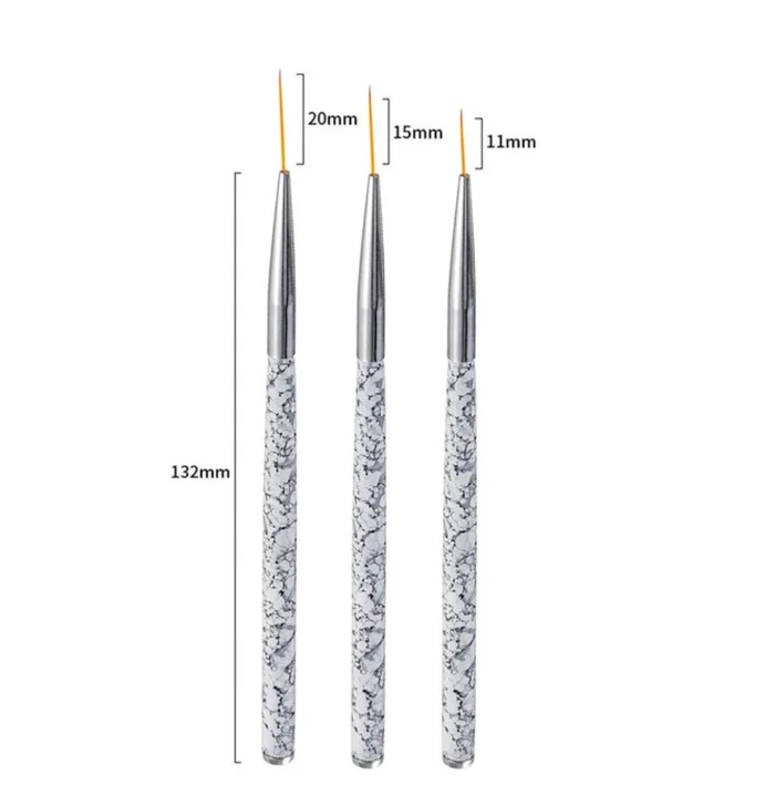 Lot de 3 Pinceaux Liners