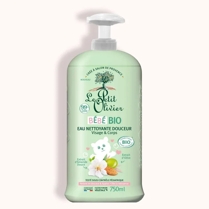 Lot de 6 – Eau Nettoyante Douceur Visage et Corps Bébé Bio