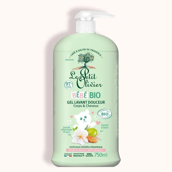 Lot de 6 – Gel Lavant Douceur Corps & Cheveux Bébé Bio