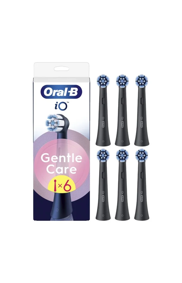 Lot de 6 brossettes de rechange – Gentle Care – Noir