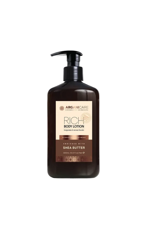 Lotion corporelle hydratante – Beurre de karité – Peaux sèches à abîmées – 400 ml