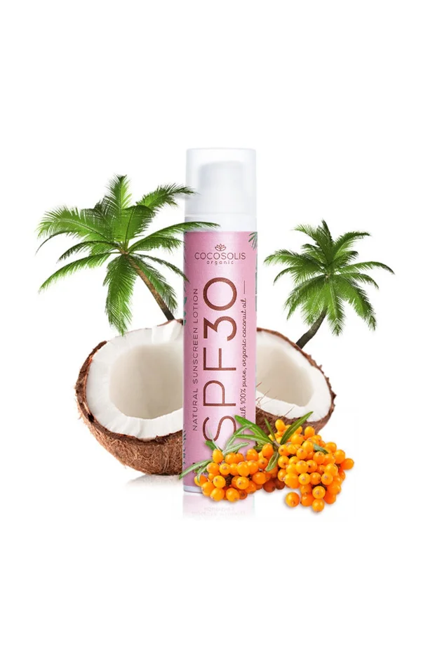 Lotion solaire SPF 30 naturelle – Oxyde de zinc & beurre de karité – Visage & corps – 100 ml