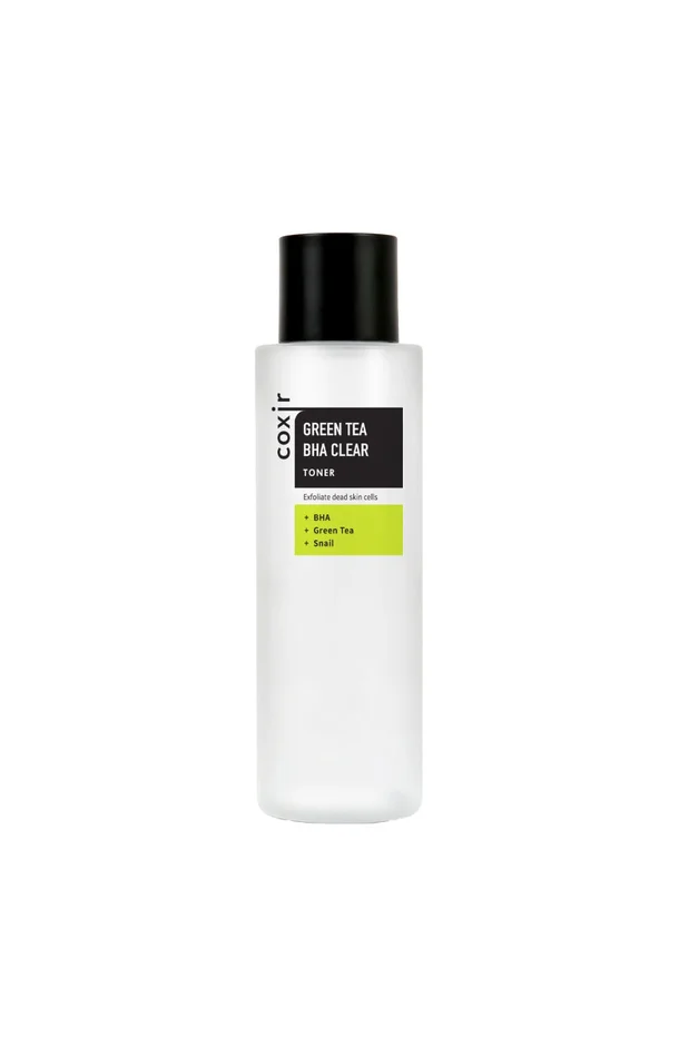 Lotion tonique exfoliante & apaisante – Thé vert & mucus d’escargot – Peaux mixtes à grasses – 150 ml