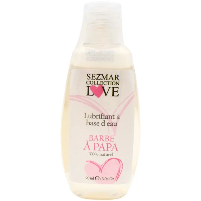Lubrifiant à base d’eau 100% naturel – Barbe à papa – 90 ml