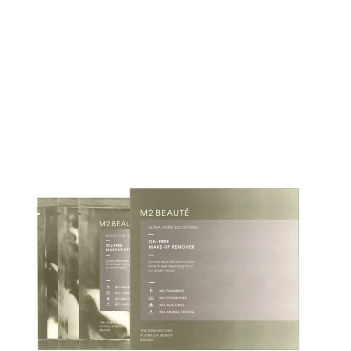 M2 Beauté Oil Free Eye Make-Up Remover Lotion Nettoyante 2-en-1 Visage & Yeux