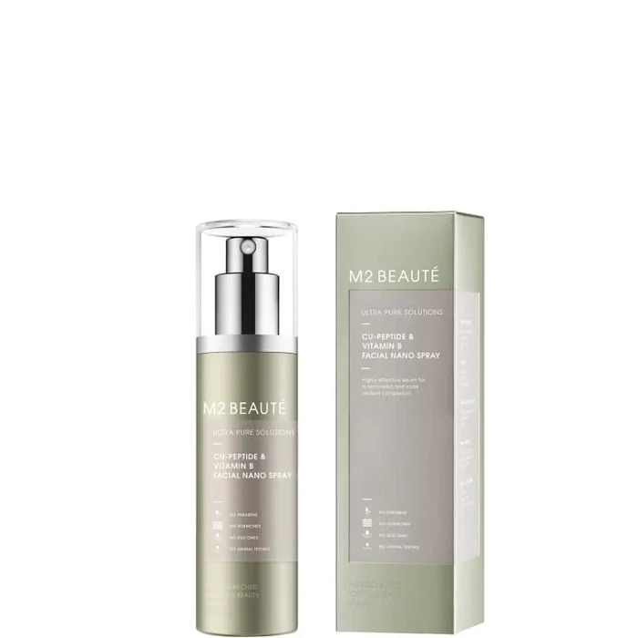 M2 Beauté Ultra Pure Solutions Cu-Peptide & Vitamin B Facial Nano Spray