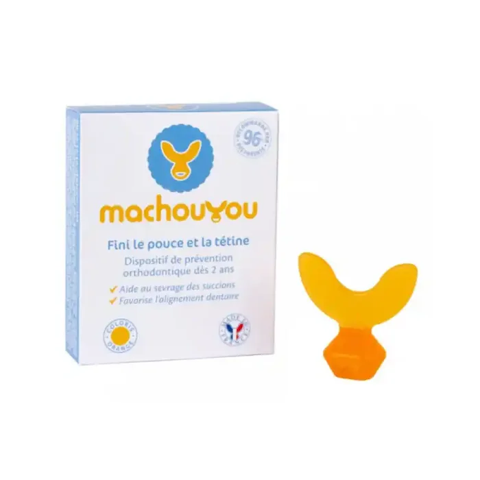 MACHOUYOU FINI LE POUCE ET LA TETINE ORANGE