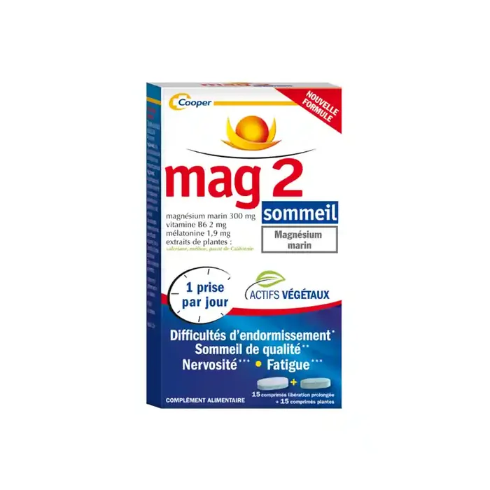 MAG 2 Sommeil 30 comprimes