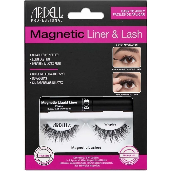 Magnétique Liner & Lash Wispies – Kit Faux Cils Eyeliner Magnétique
