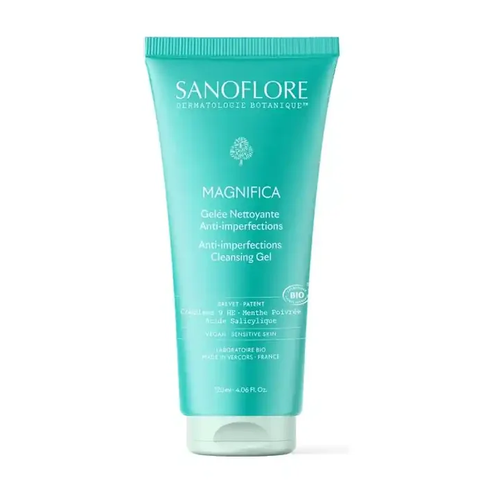 MAGNIFICA GELÉE NETTOYANTE ANTI IMPERFECTIONS BIO 120ML SANOFLORE