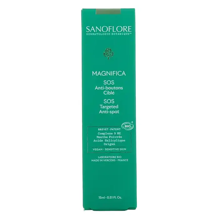 MAGNIFICA SOS ANTI BOUTONS CIBLÉ BIO 15ML SANOFLORE