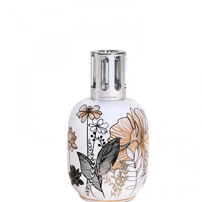 Maison Berger Paris Porcelaine Blanche Végétale Lampe Berger