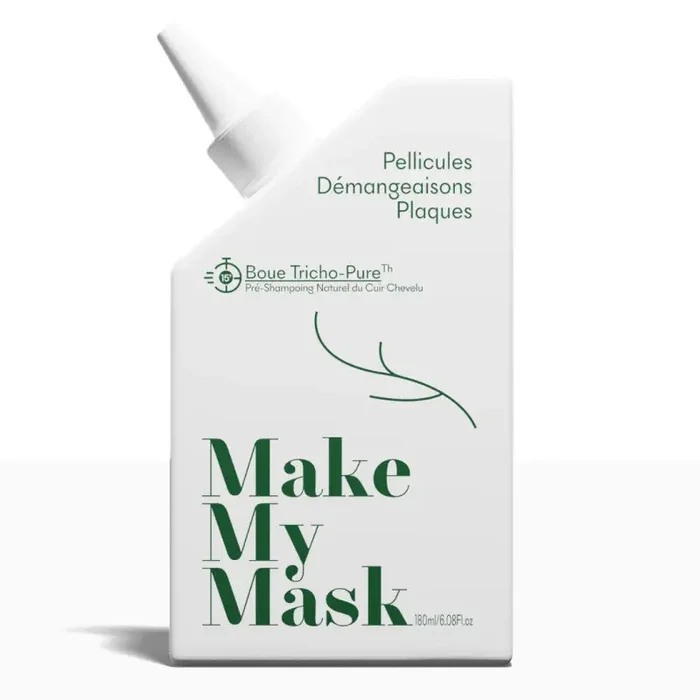 MakeMyMask – Boue Tricho-Pure Anti-Pelliculaire et Démangeaisons 180ml
