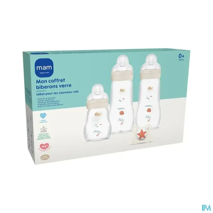 Mam coffret biberons verre