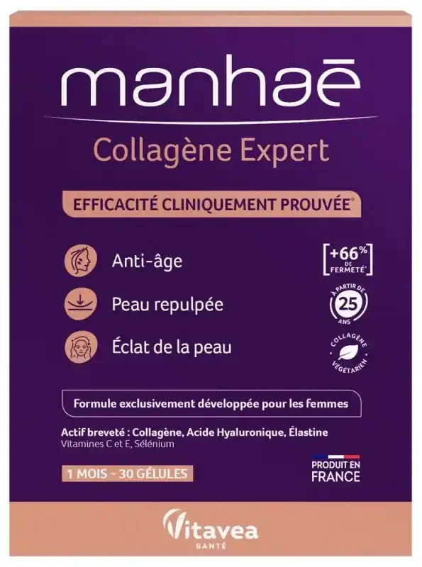 Manhaé Vitavea Collagène Expert – 30 Gélules – 1 Mois