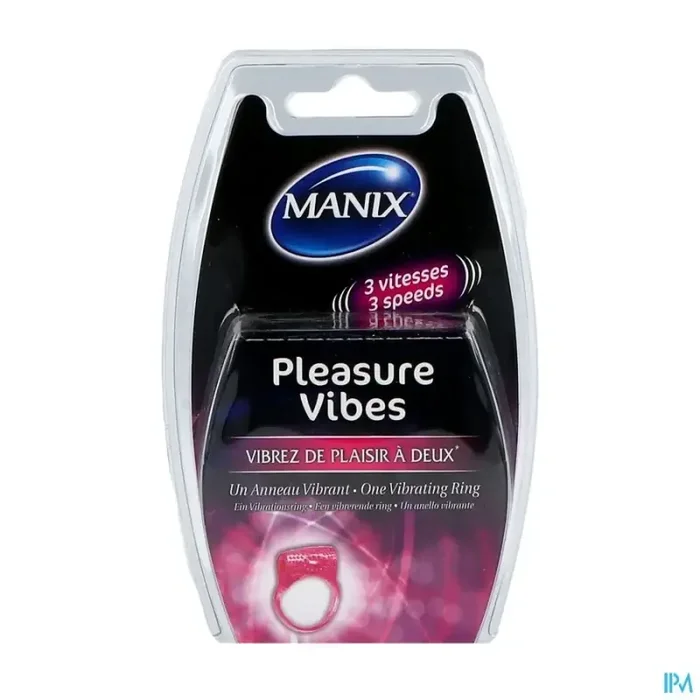 Manix anneau vibrant pleasure vibes 3 vitesses