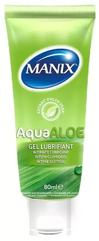 Manix Aqua Aloe Gel Lubrifiant Sensitif 80 ml