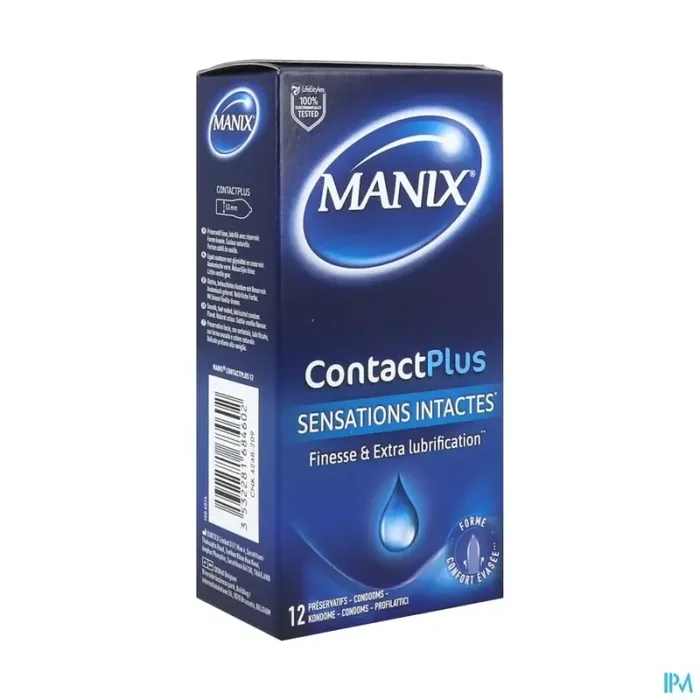 Manix contact plus preservatif 12