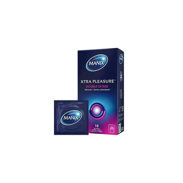 Manix xtra pleasure preservatif 10