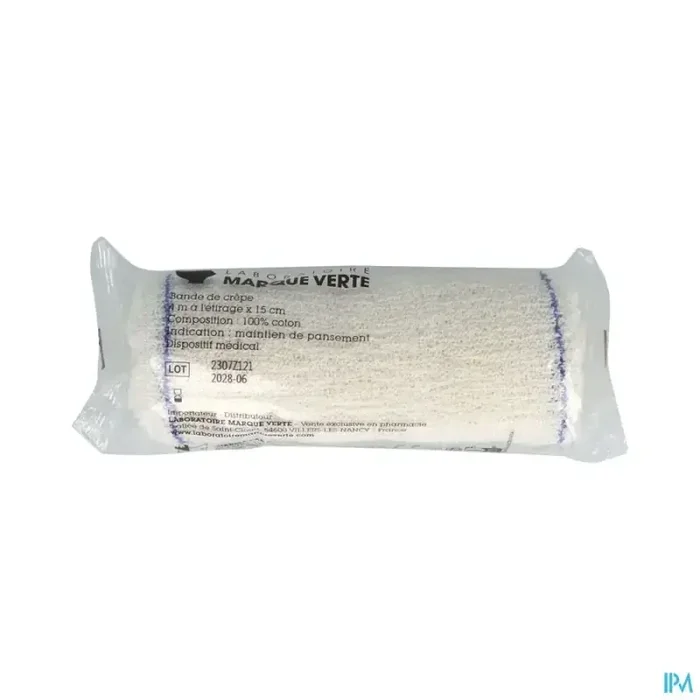 Marque verte abso bande de crepe coton sous cello 4m x 15cm